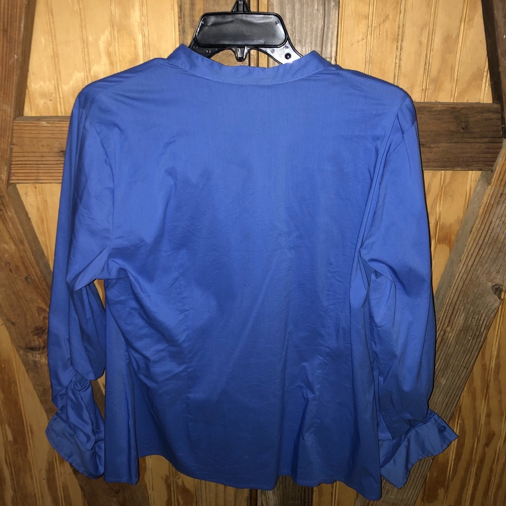 Blue Button down - Picture 2 of 3